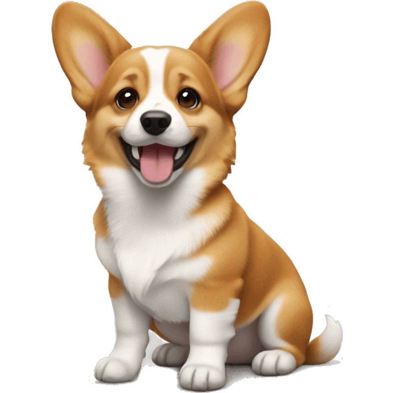 Corgi puppy emoji