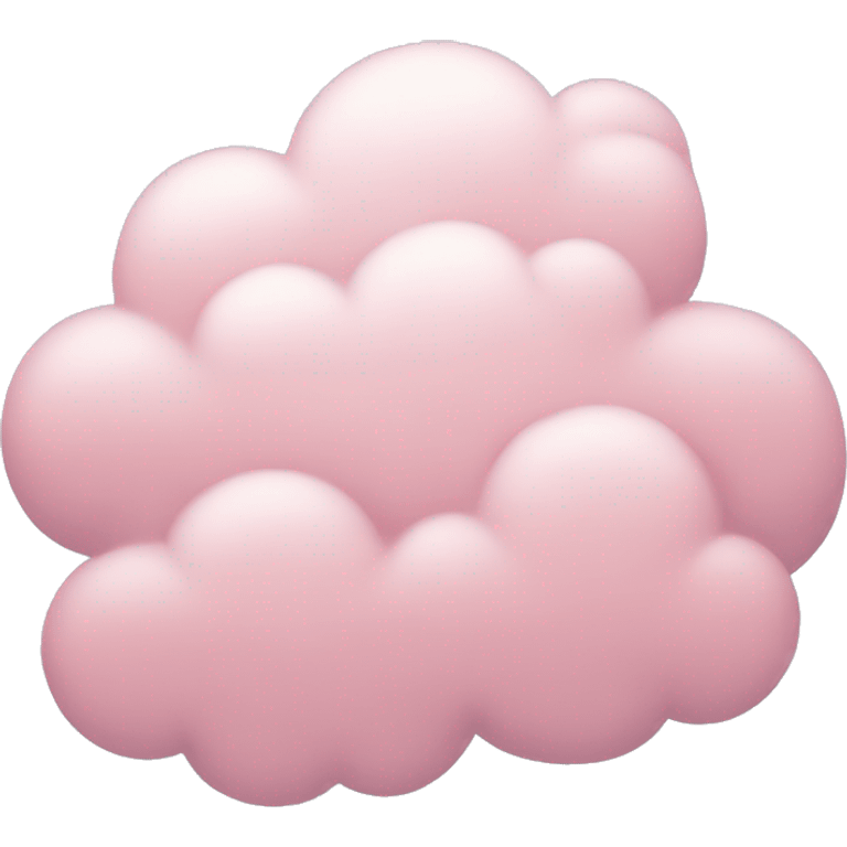 pastel pink cloud emoji