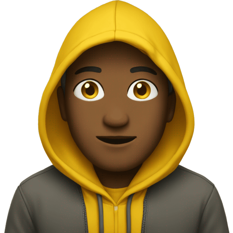 Yellow hoodie emoji