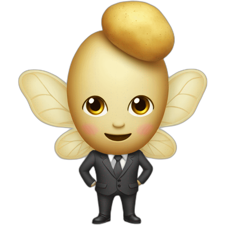 potato fairy business-suit emoji