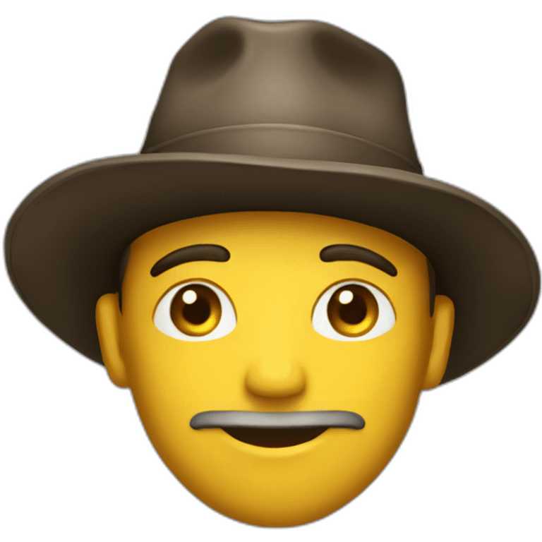 men with hat emoji