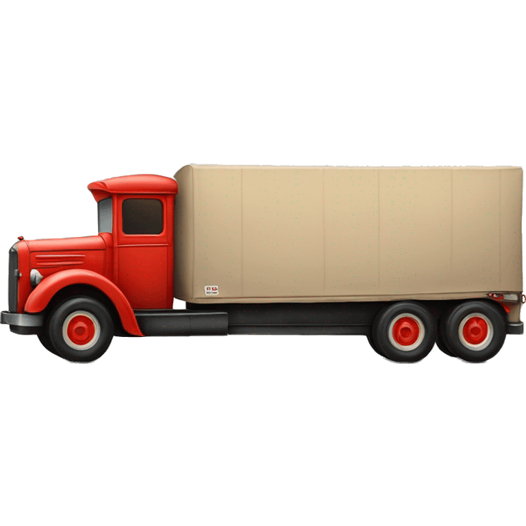 Very large 1933 mover’s moving truck emoji