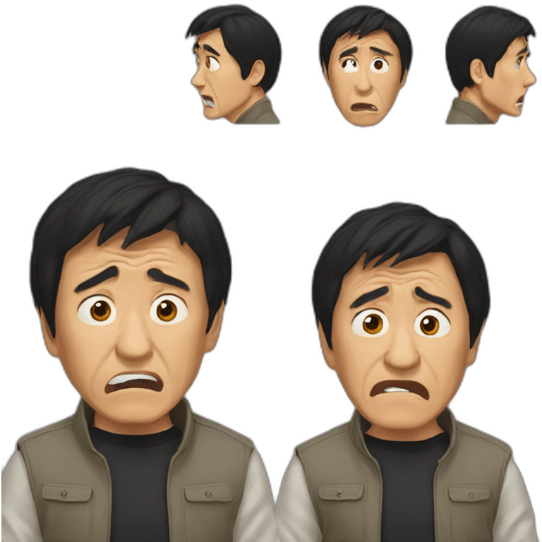 Jackie chan confused meme emoji