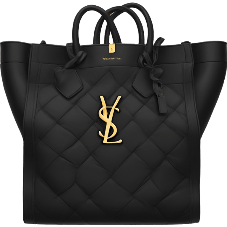 Black YSL Tote emoji