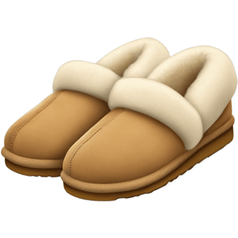 Cozy UGG Tasman slippers  emoji