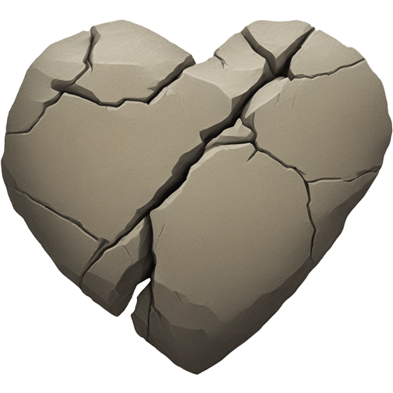 Heartbroken rock  emoji