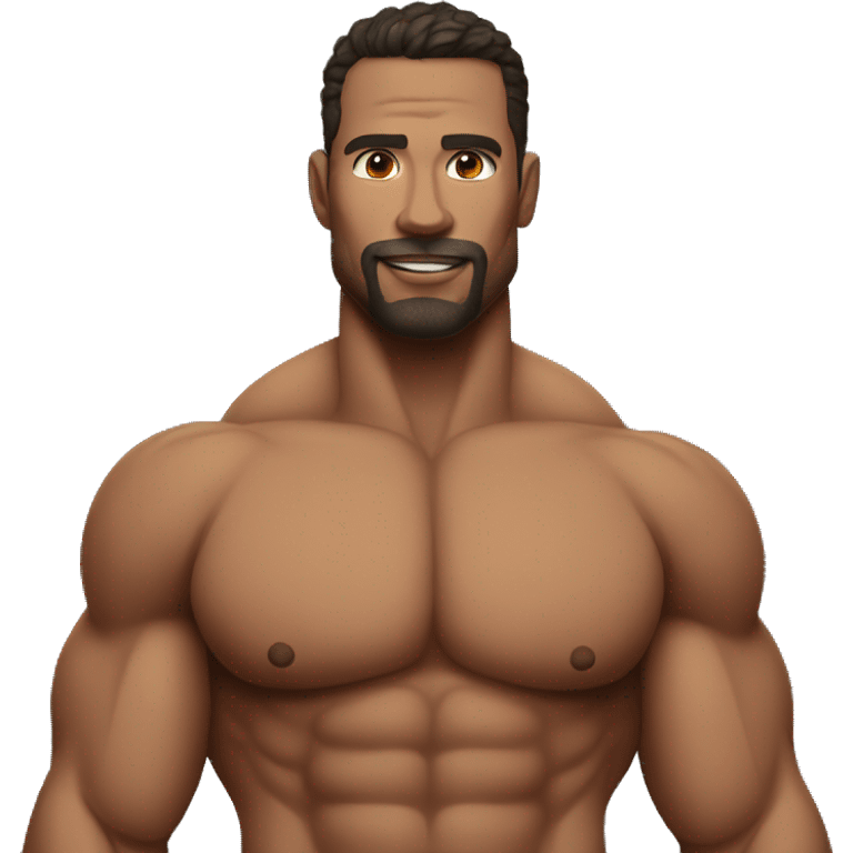 muscular and handsome men emoji