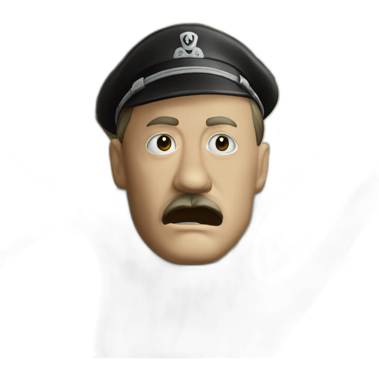 Hitler dans un arbre emoji