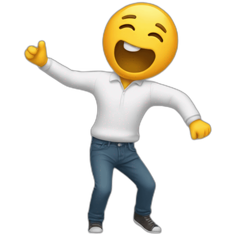 Homme qui dab emoji