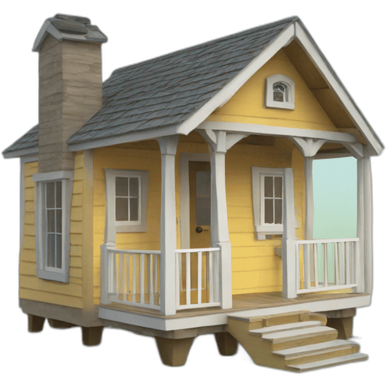 Tiny house exterior structure emoji