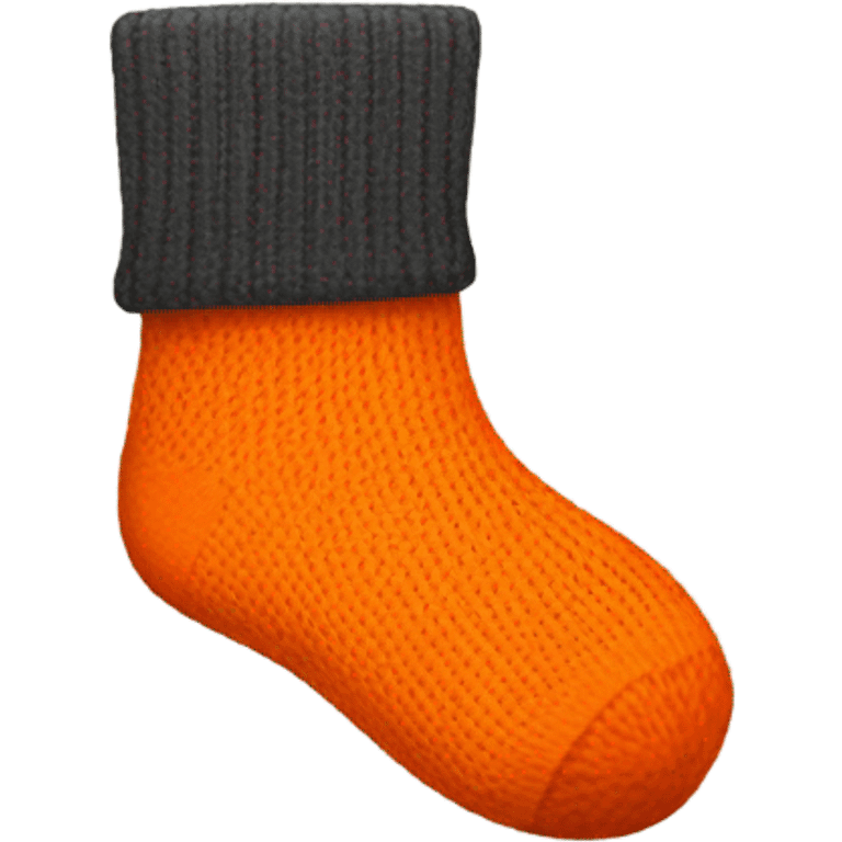 Orange socks emoji