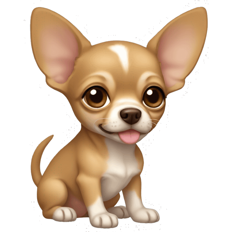 Light brown Chihuahua puppy  emoji