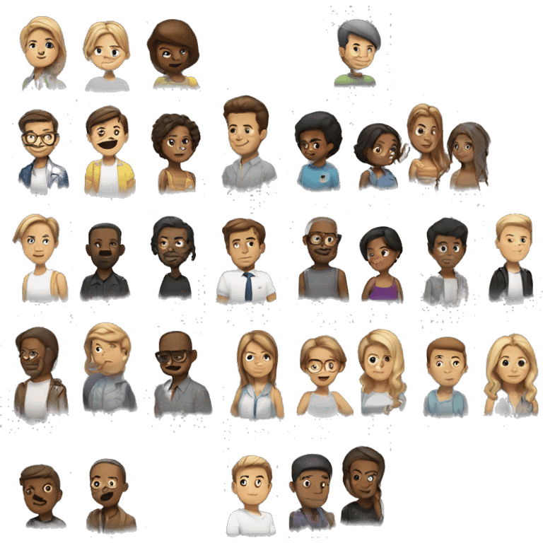 community a bit less people, we see the full body emoji