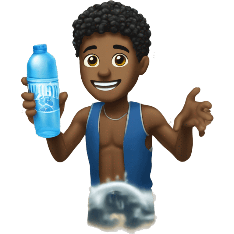 NBA YoungBoy with water toy emoji