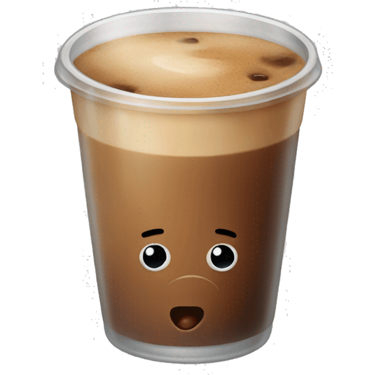 Iced coffee emoji