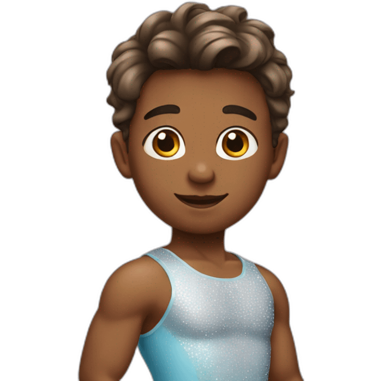 boy in beautiful leotard emoji