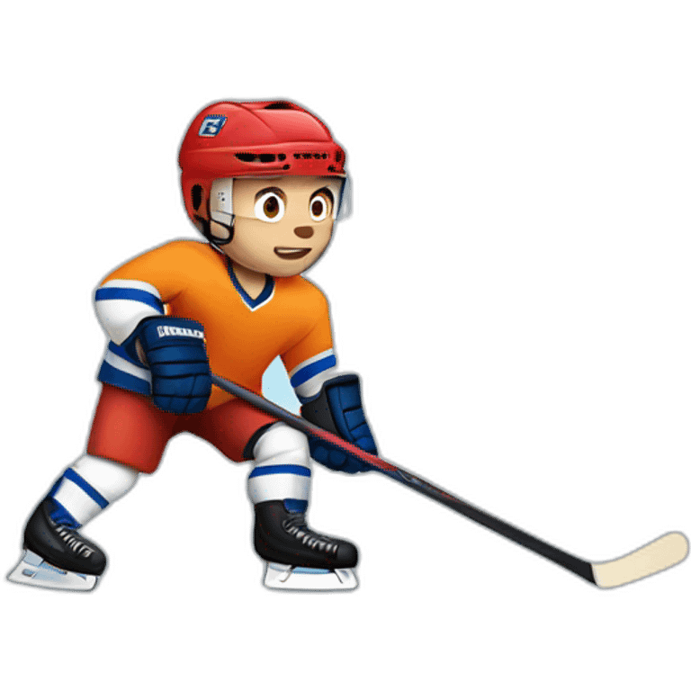 Ice hockey emoji