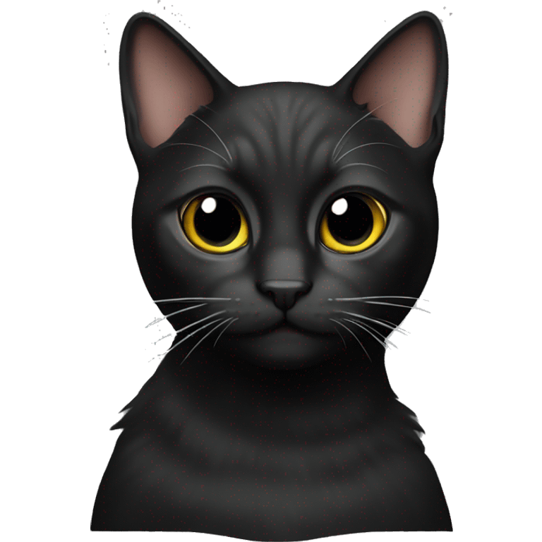 Cat black  emoji