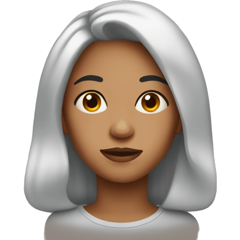 Woman with acne emoji