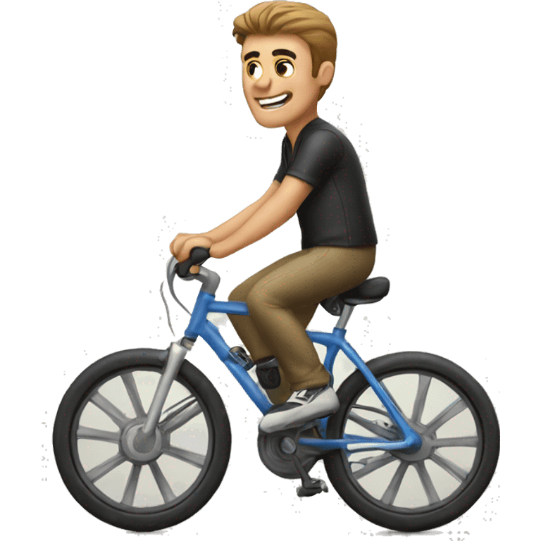 Australian male on the bike emoji