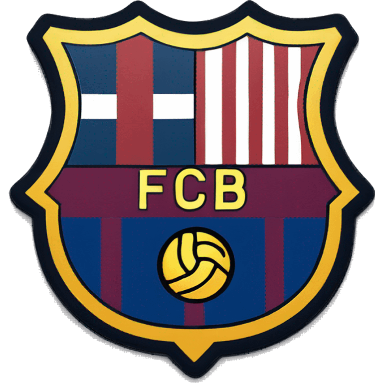 Fc Barcelona logo emoji