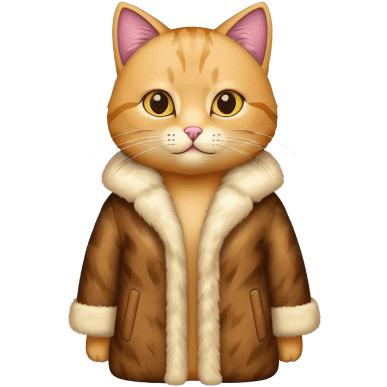 cat in fur coat emoji