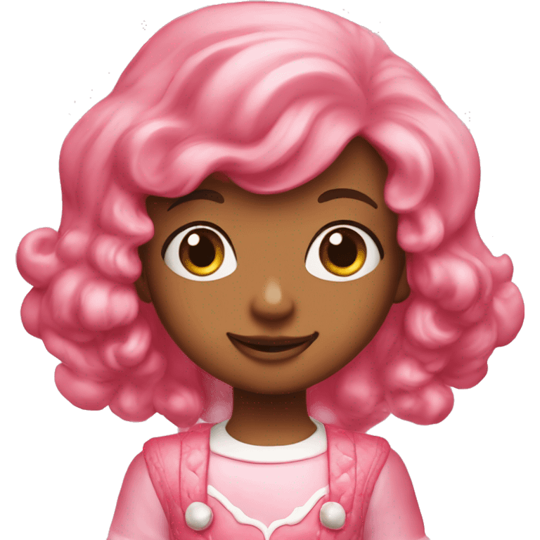 strawberry shortcake pink milky emoji