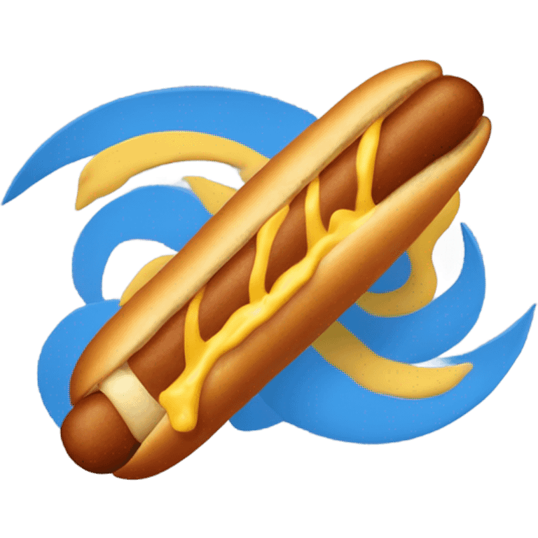 A eternal corndog emoji