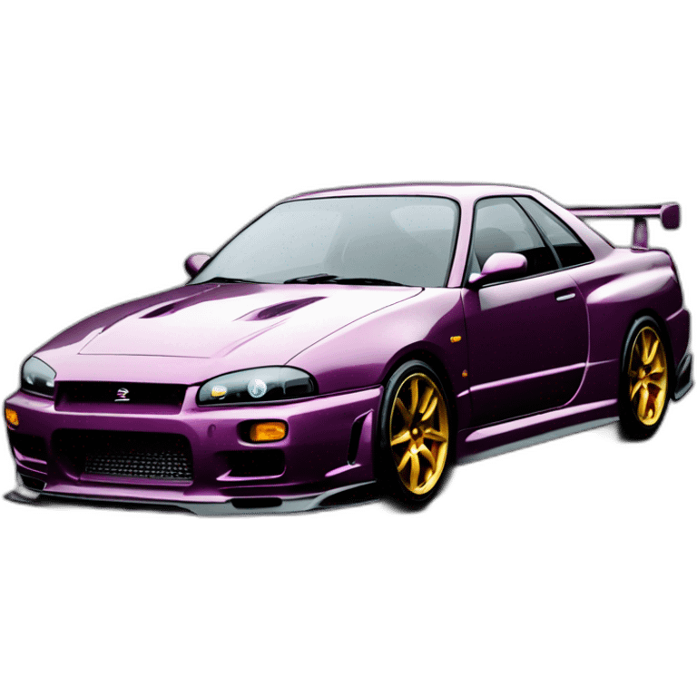 Skyline gtr 34 emoji