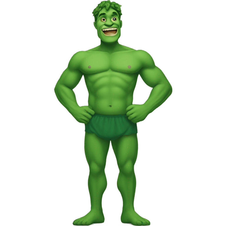 The Jolly green giant emoji