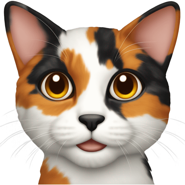 Calico cat emoji