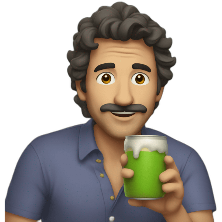 tomando "mate" argentino emoji