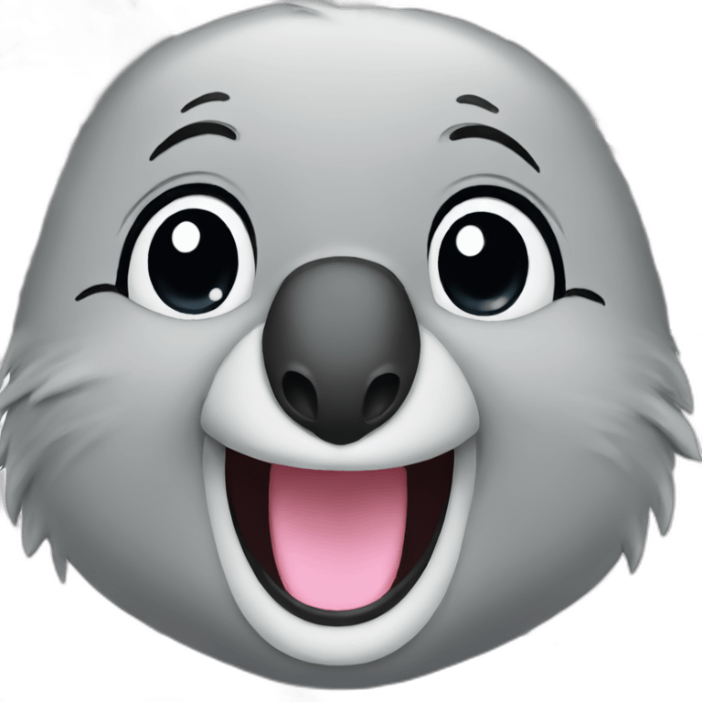 koala smile emoji