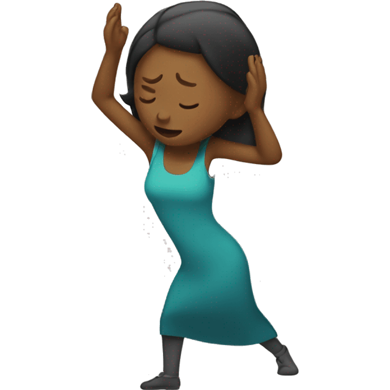 Women dab emoji