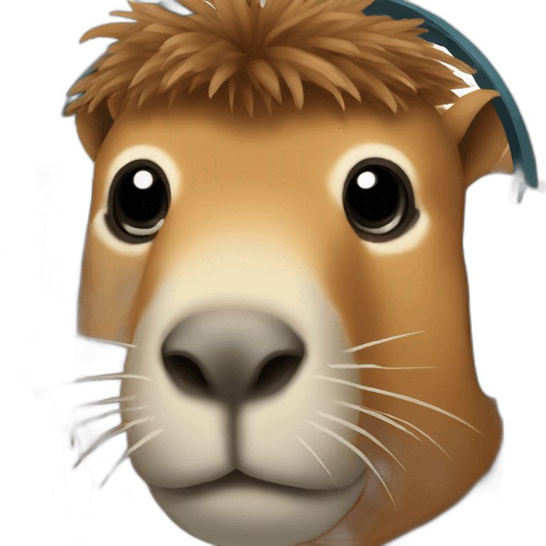 capibara with a headset emoji