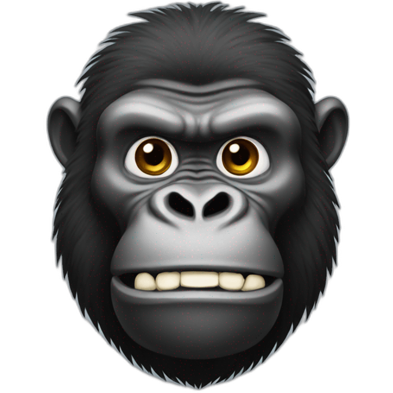 cartoon gorilla gg emoji