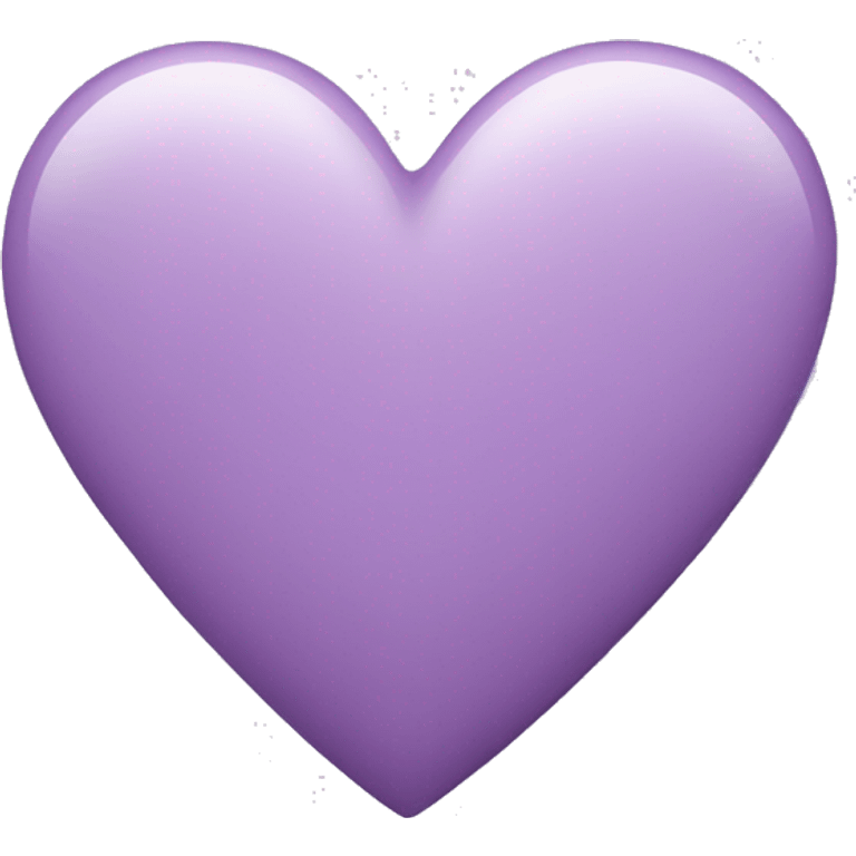 Light purple heart emoji