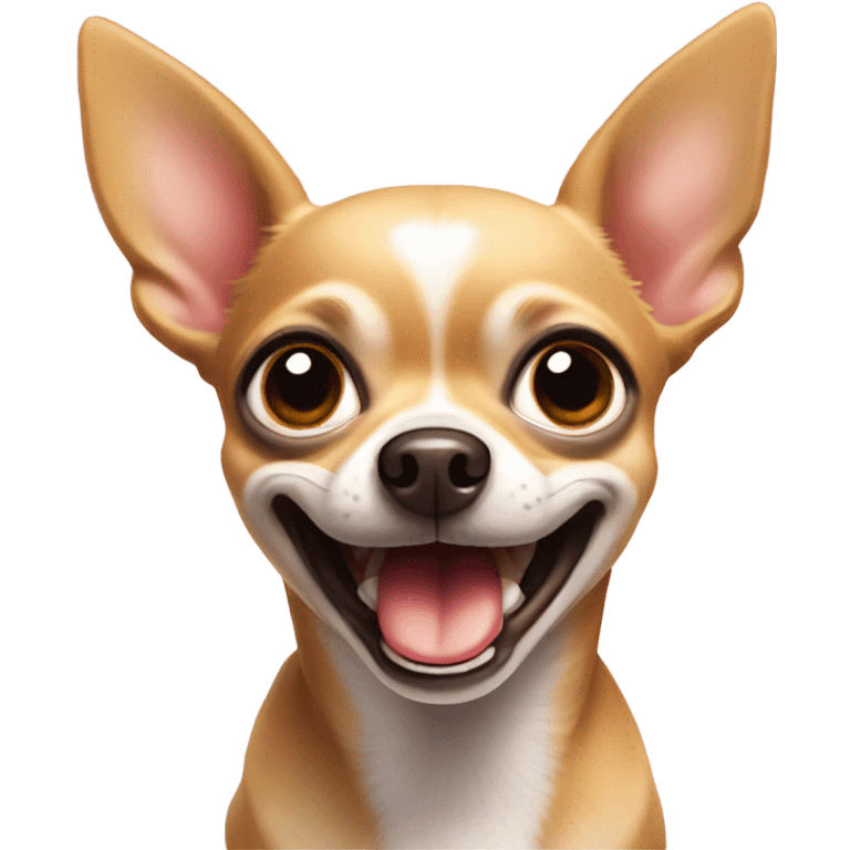 Chihuahua saying I love you  emoji