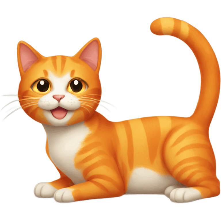 Orange cat emoji