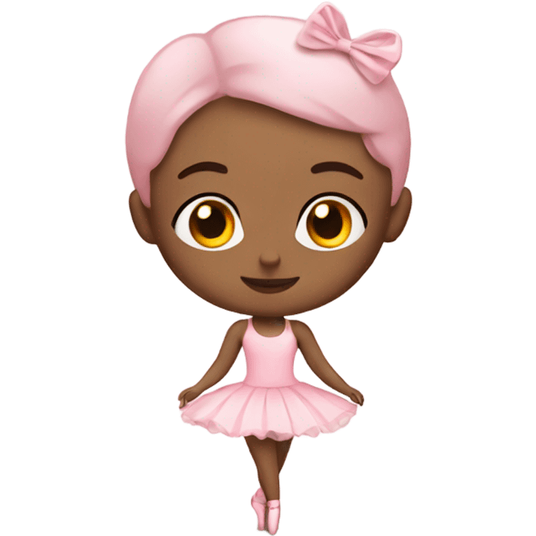 Ballerina pink emoji