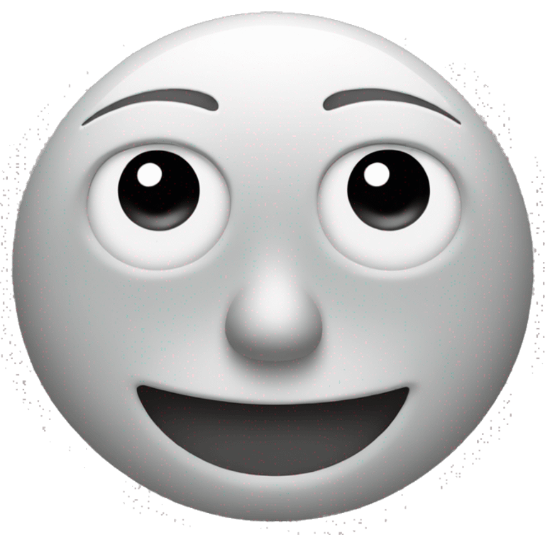 create an emoji of U shape with smile and eye on the top emoji