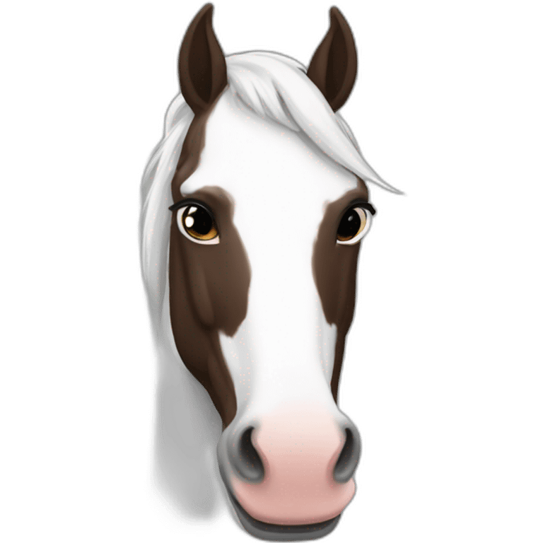 piebald horse emoji