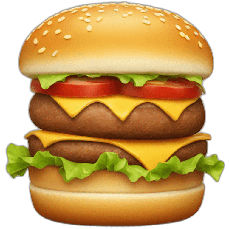 burger in red package emoji