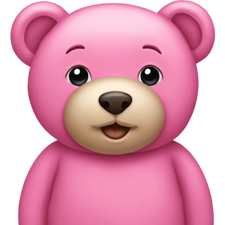 Pink teddy bear  emoji