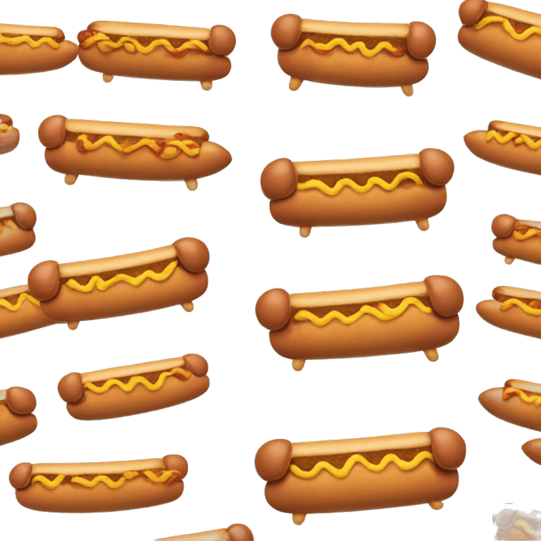 Wiener dog hotdog  emoji