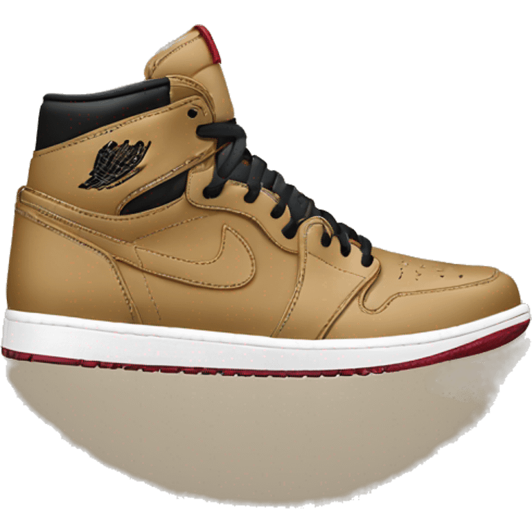 Tan Jordan 1 sneakers emoji