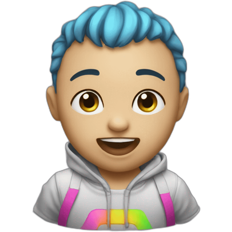 baby club raver emoji