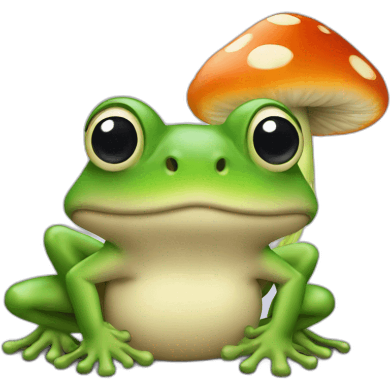 Grenouille champignon emoji