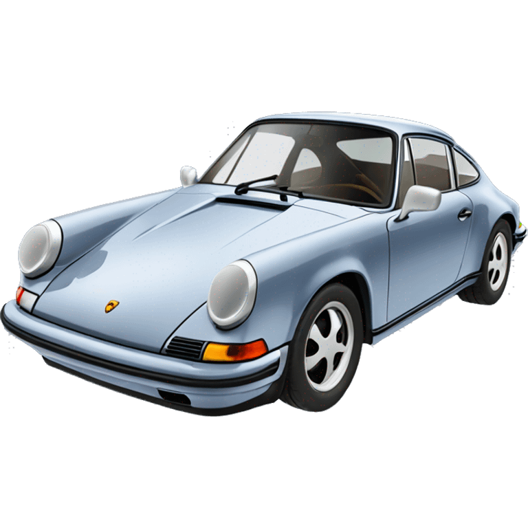 navy blue vintage porsche 911 emoji