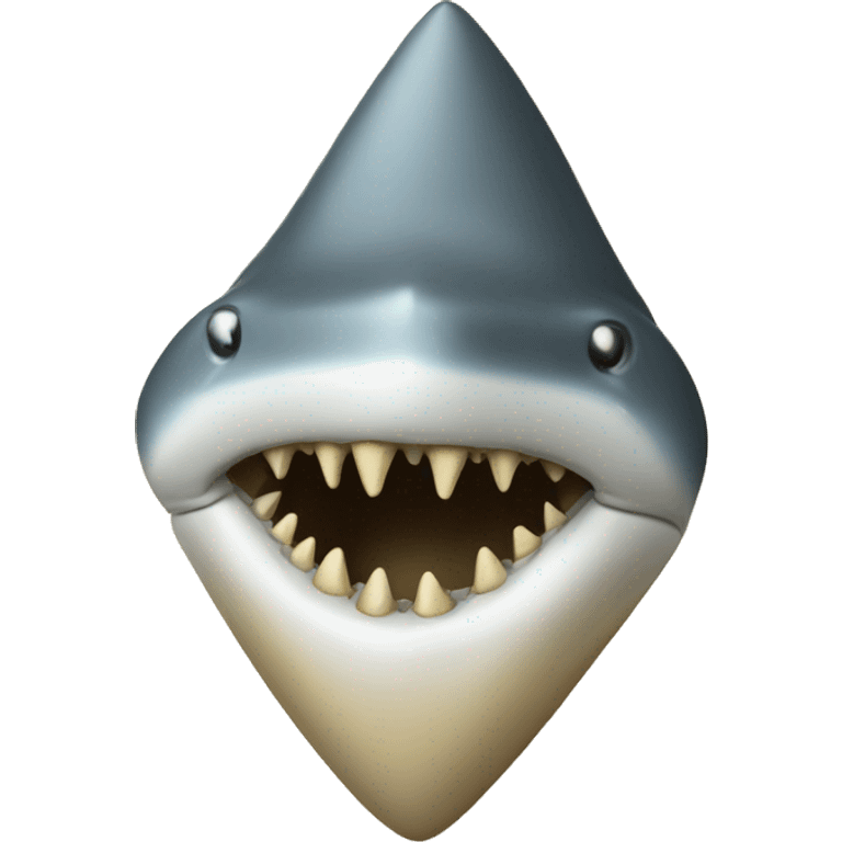 shark tooth fossil emoji